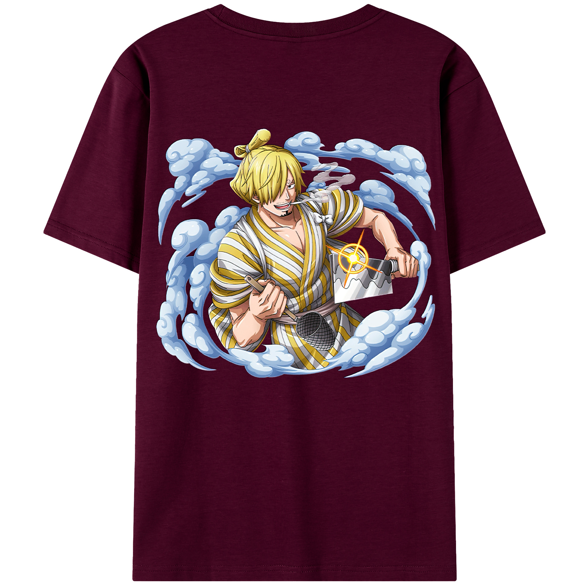 （画像用） ワンピース サンジ ONE PIECE Sanji レディース半袖Tシャツ(バックプリント)